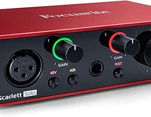 Scarlett Solo 3rd Gen - Guitar USB Audio Interface